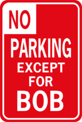 no parking bob