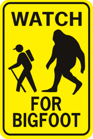 Bigfoot Watch For Bigfoot Rectangle