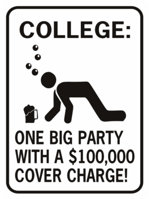 College One Big Party $100,000 Cover Charge