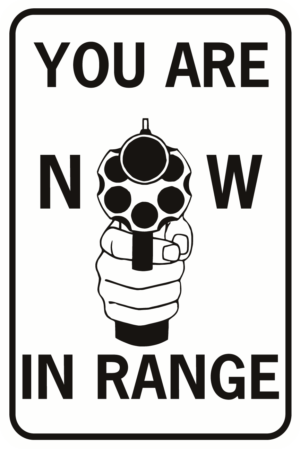 You Are Now In Range Handgun