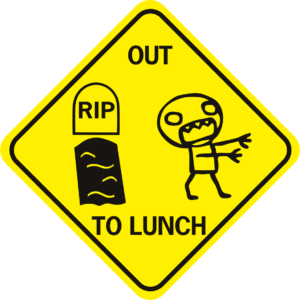 Zombie Out To Lunch