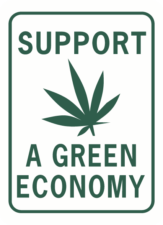 Support a Green economy rectangle