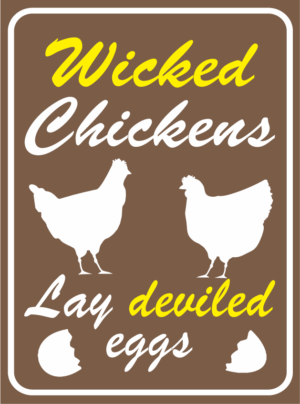 chicken wicked chickens deviled eggs