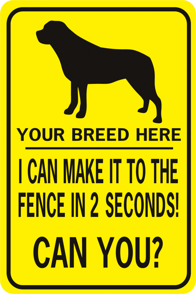 I can make it to the fence in 2 seconds can you any breed funny