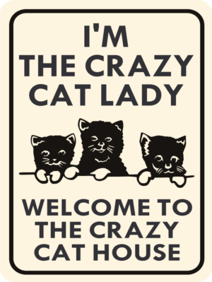 cat i'm the crazy cat lady