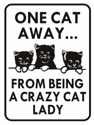 cat one cat away crazy