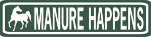 Horse Manure happens funny aluminum street sign