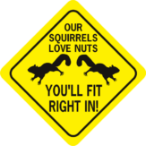 Our Squirrels Love Nuts diamond