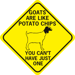 goats are like potato chips diamond