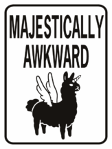 Llama Majestically Awkward