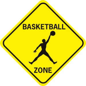 basketball zone lay in boy