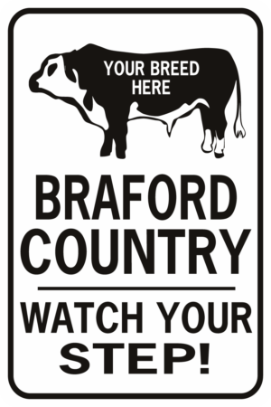 cow breed country watch your step