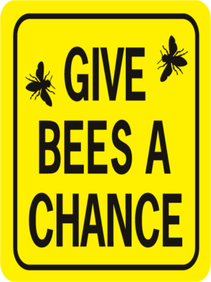 Bee Give Bees A Chance Rectangle