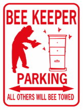Bee Keeper Parking rectangle
