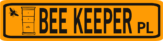 Bee Keeper Street Sign hive