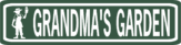 Grandma's Garden street sign